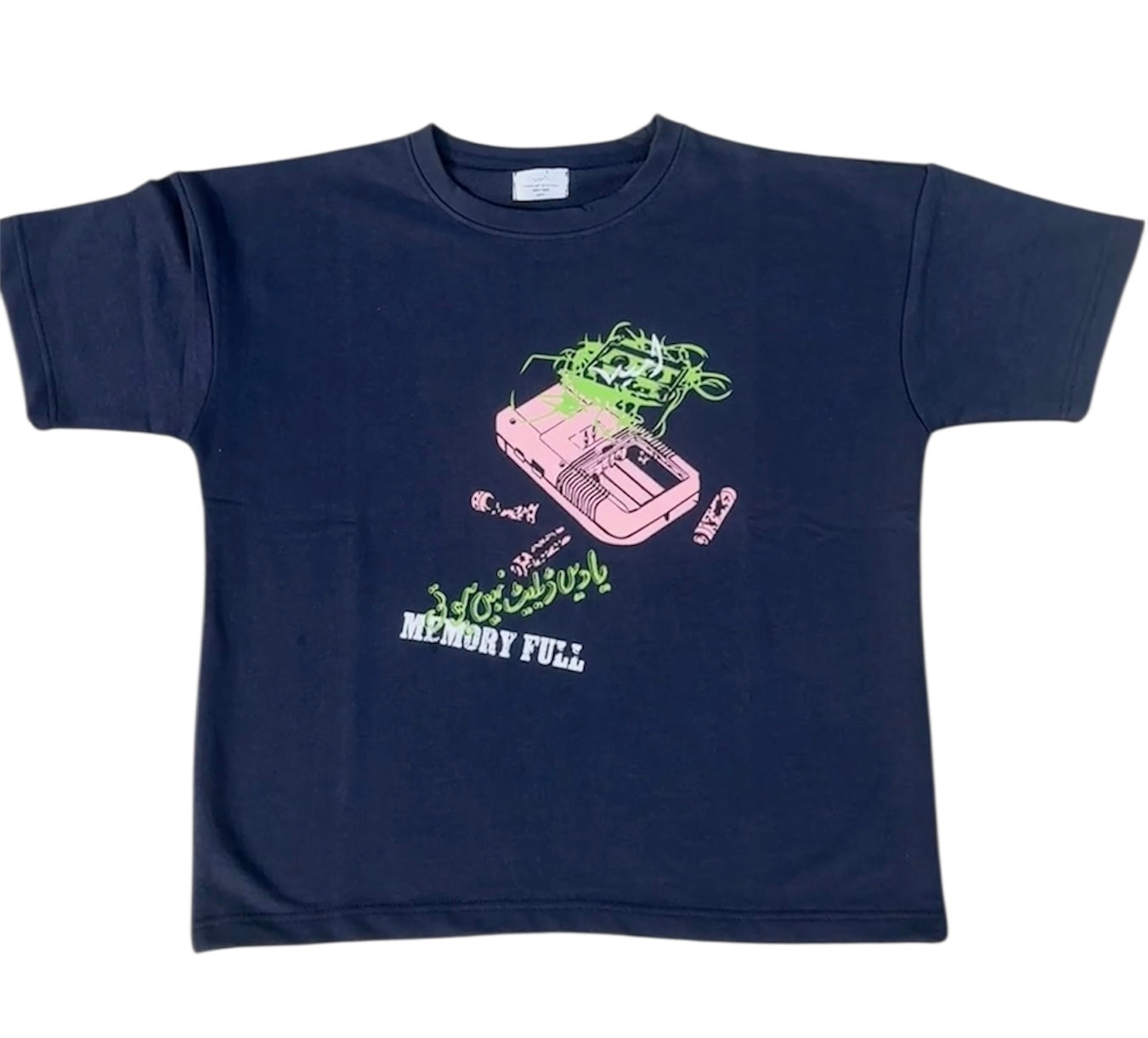 “YAADEIN DELETE NHI HOTI” blue tee