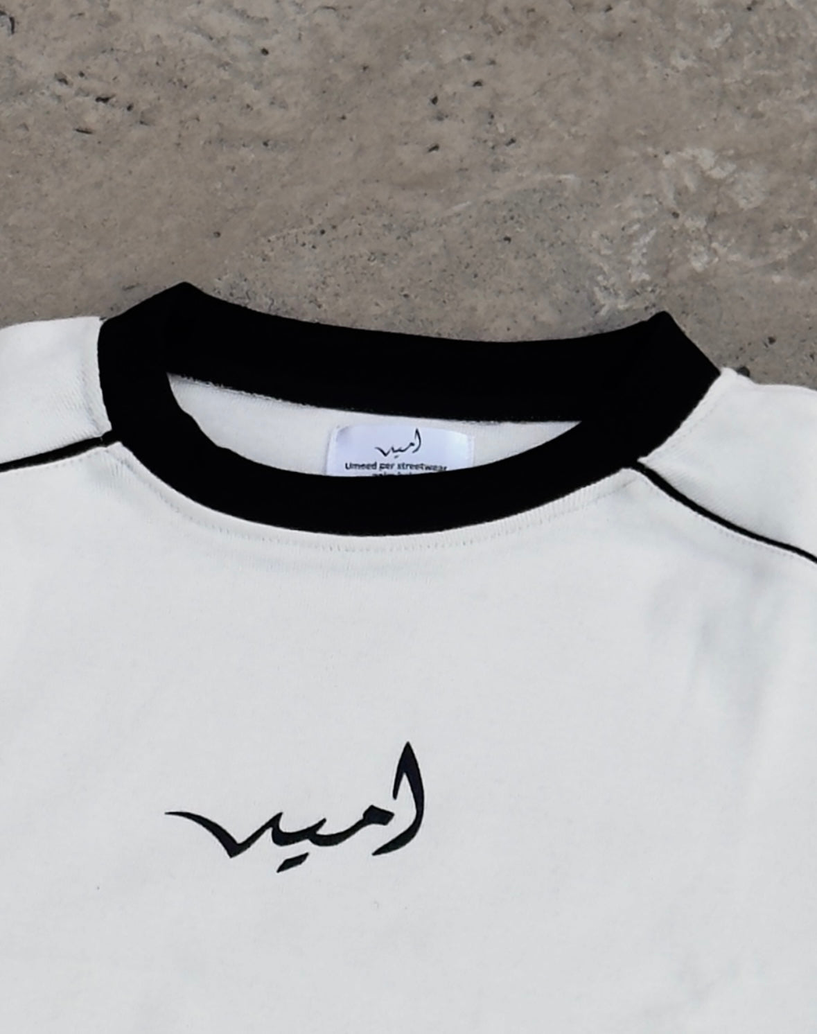 Ribbed “cloud” baby tee