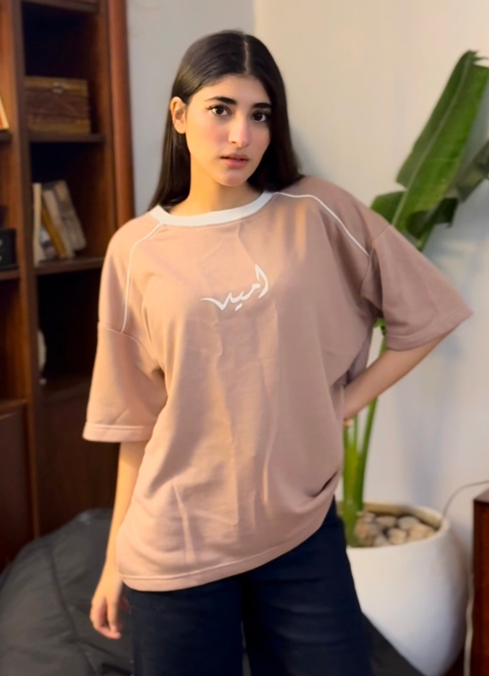Umeed “Dawn” pink tee