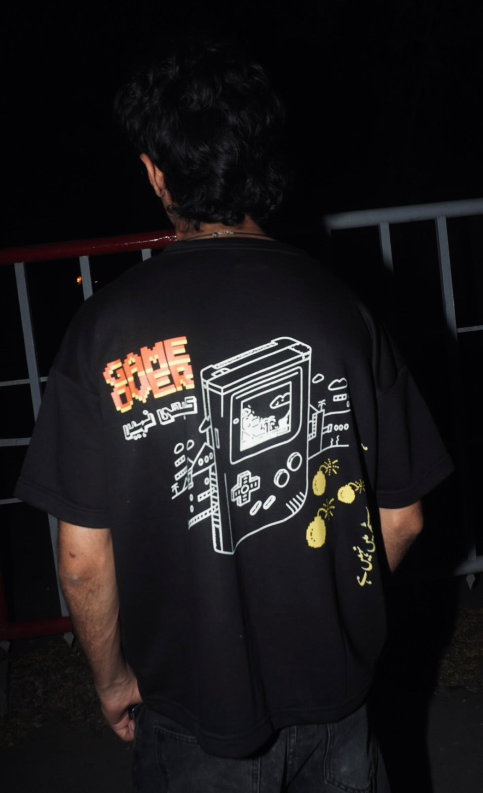 “GAME OVER KABHI NAHI” black tee
