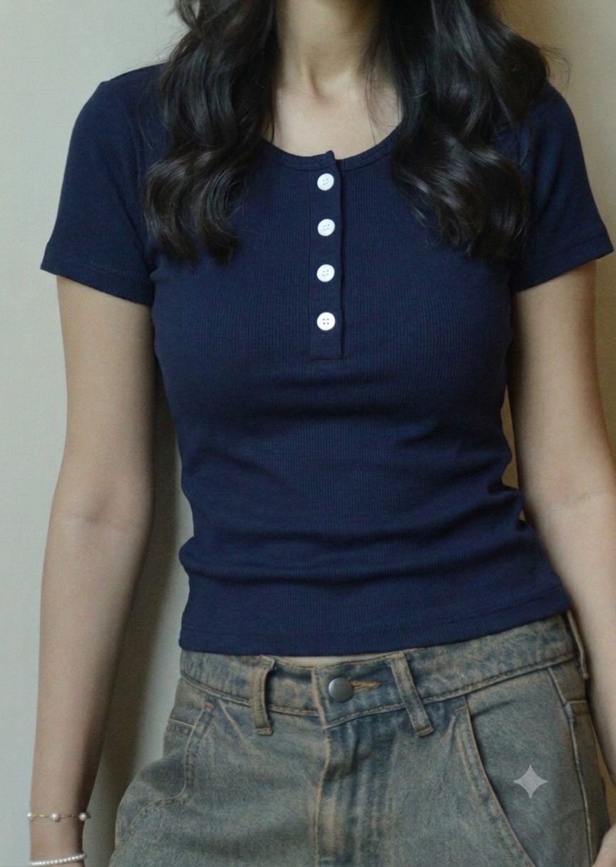 blue henley