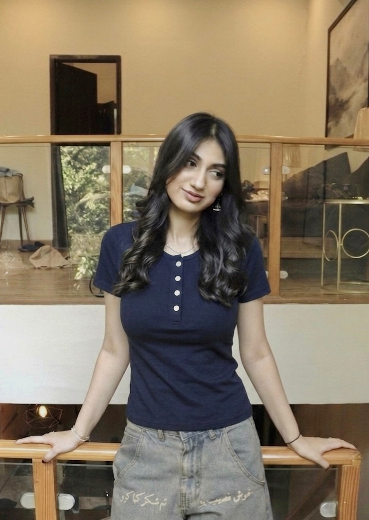 blue henley