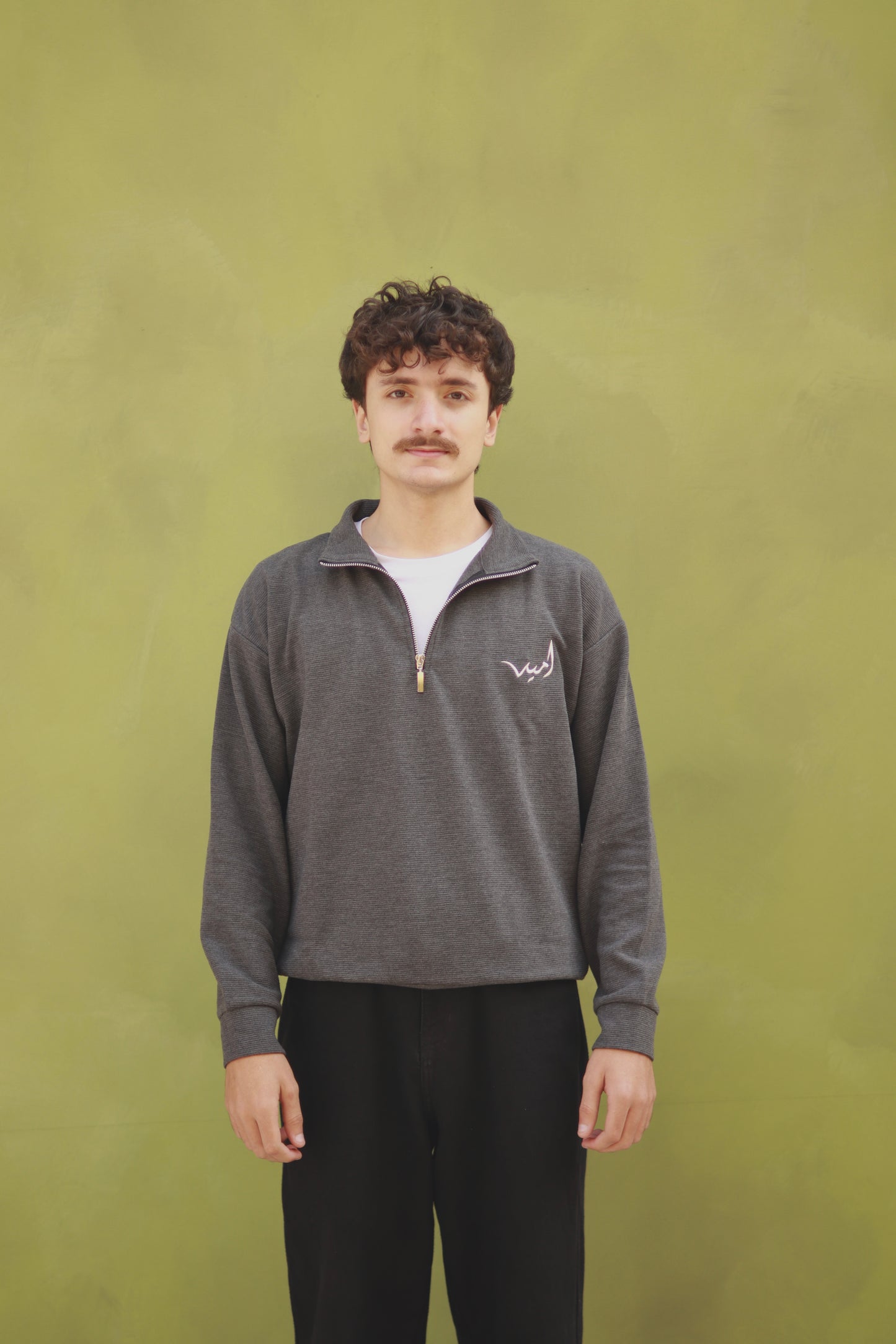 “Ash” quarter zip