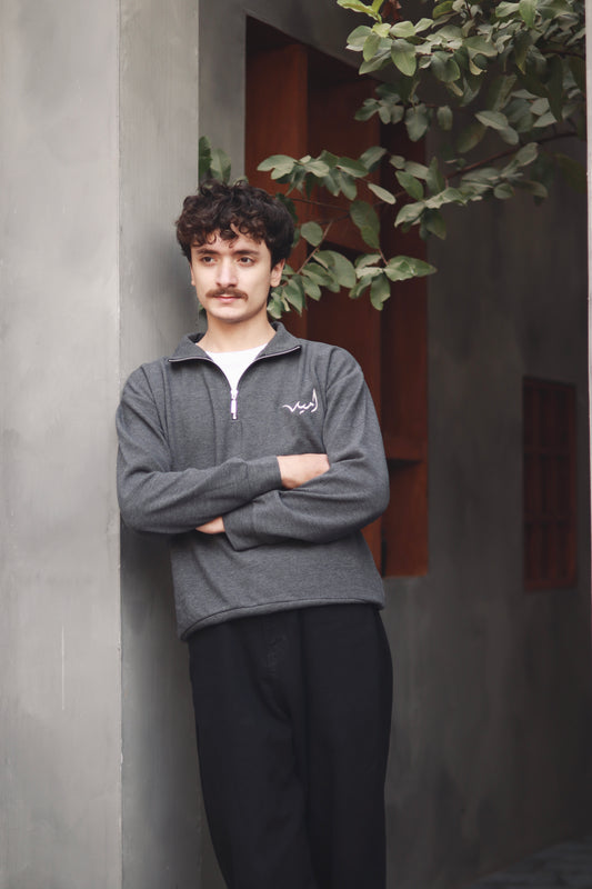 “Ash” quarter zip