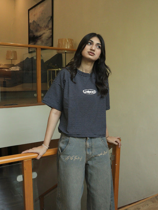 black stripe oversized